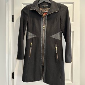Via Spiga Winter Coat with Faux Leather